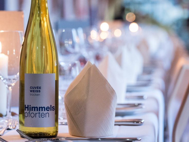 Fränkische Küche in Würzburg - Wein aus Himmelspforten