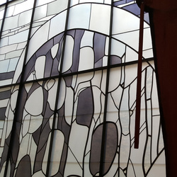 Kunst & Architektur Glasfenster bei der Himmelsleiter